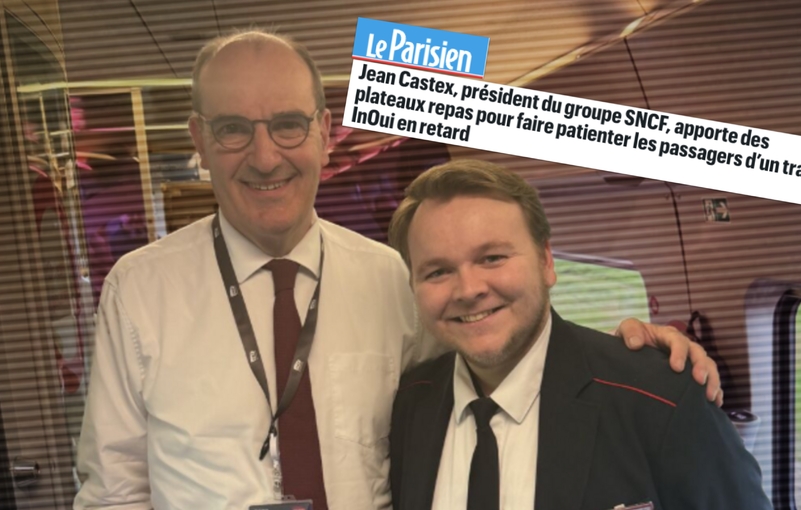 Jean Castex et les plateaux-repas : publicité gratuite pour la SNCF