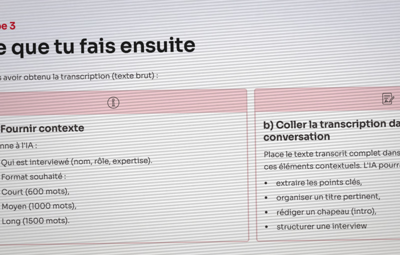 "Structurer une interview" : à "La Dépêche", les c