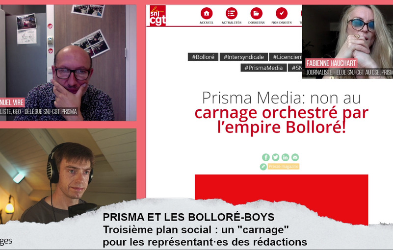 Bolloré veut licencier 40 % du groupe Prisma, pourtant bénéficiaire