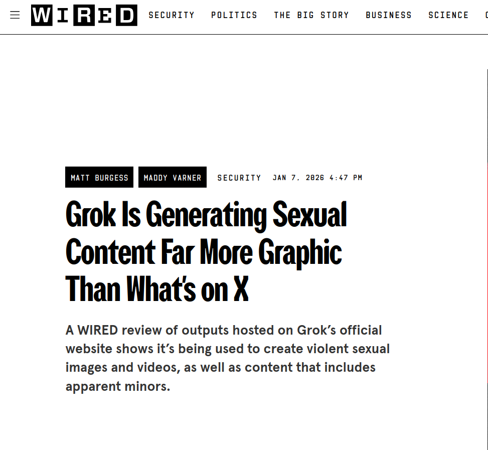 Après le fond du fond, il y a Grok