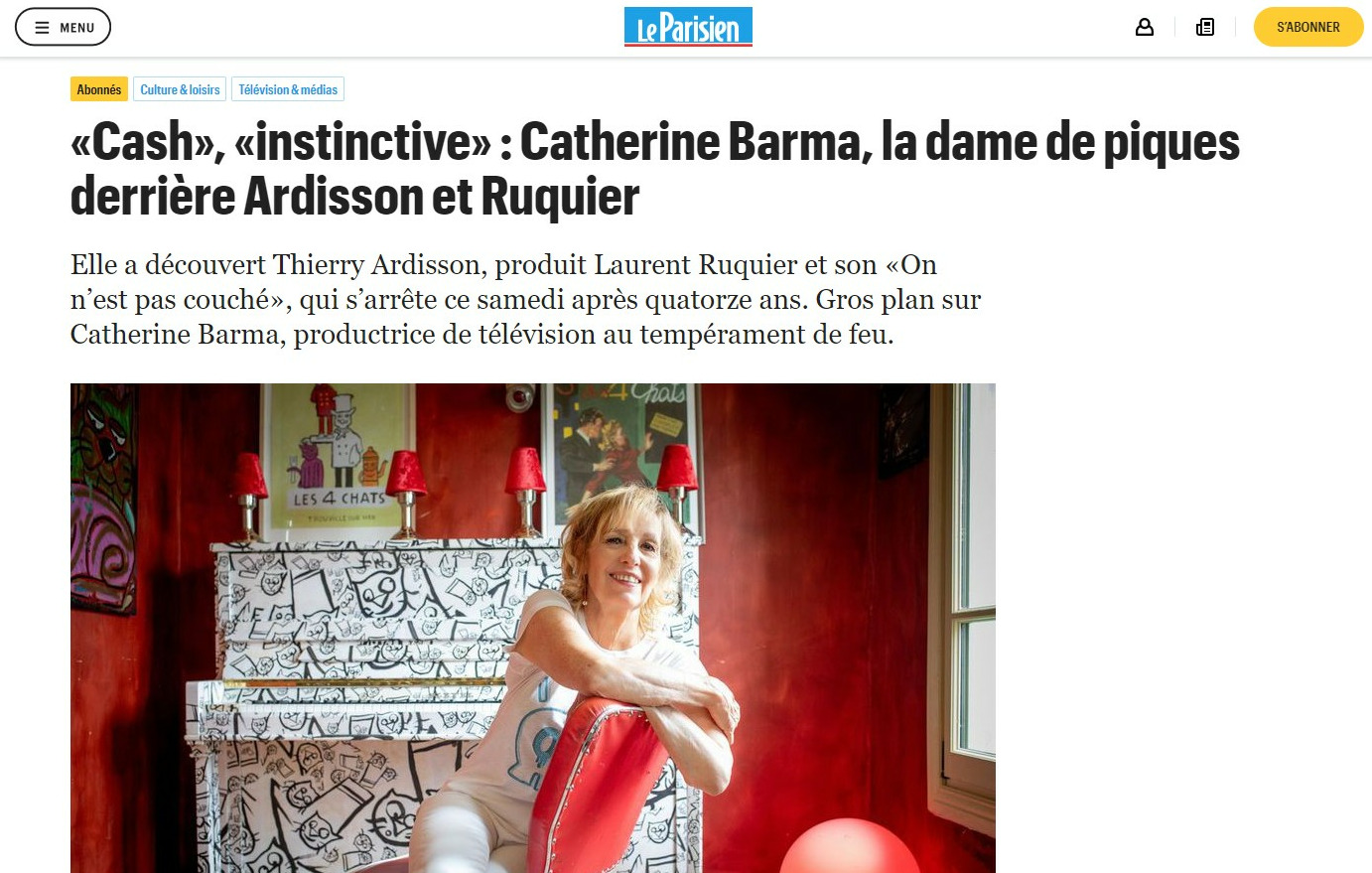Ma Télé Fait Des Arrêts Sur Image Catherine Barma, l'invisible omniprésente de la télé - Par Loris