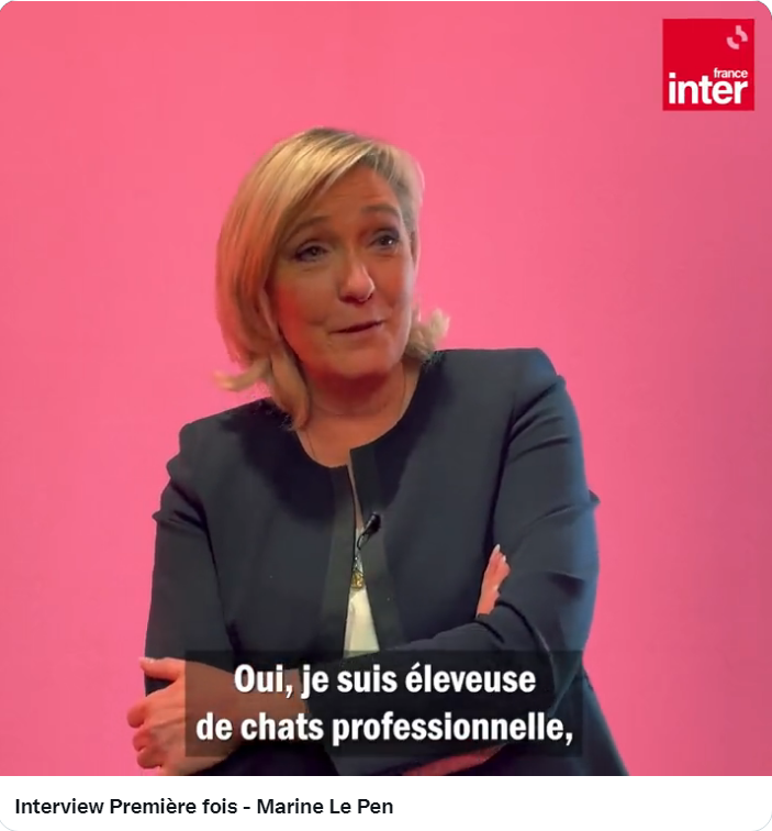 le pen france inter