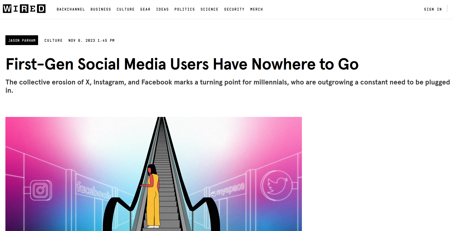 Les précurseurs du web social n'ont nulle part où aller