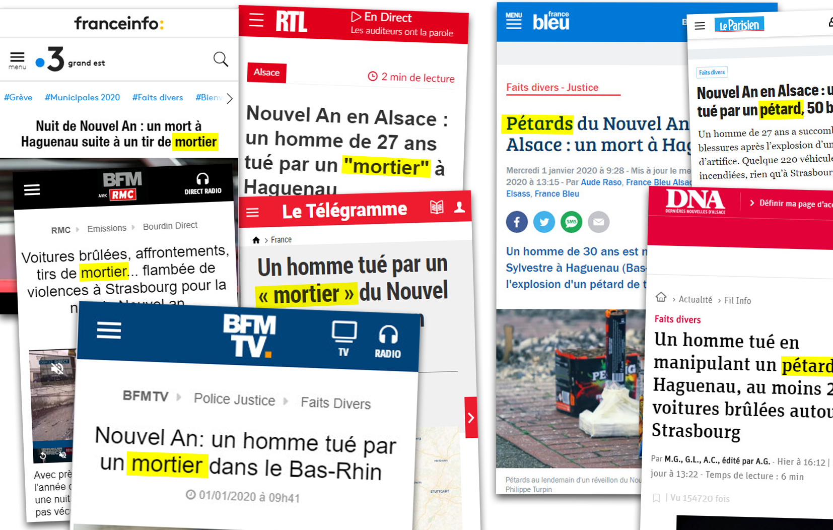 De "mortier" à "pétard" : encore des médias récalcitrants - Par La rédaction | Arrêt sur images