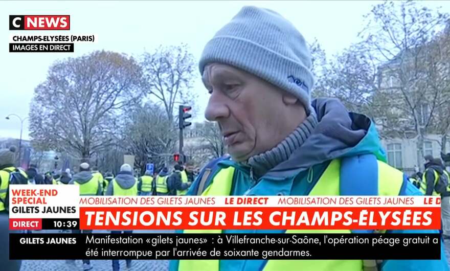 Gilets Jaunes Aux Champs Elysées Peur Sur La Ville Et Sur Cnews