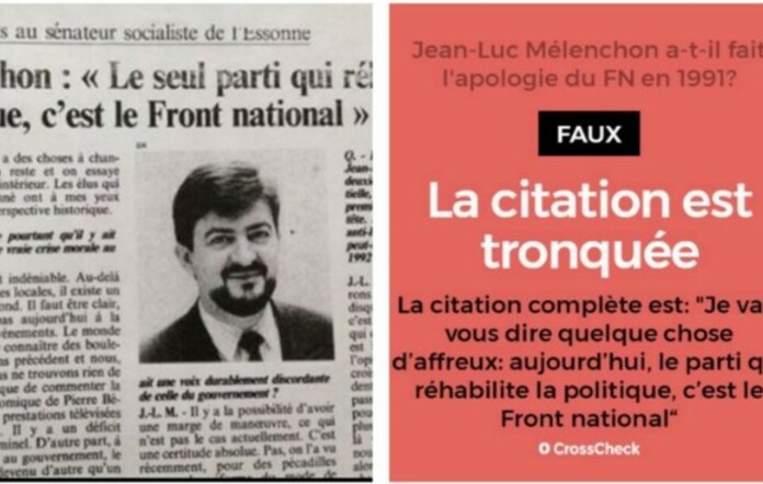 Melenchon La Citation Tronquee Et Les Bulles Par Daniel Schneidermann Arret Sur Images